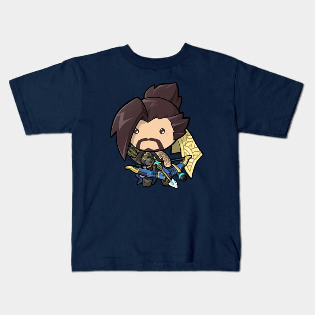 Lil Honorable Bowman Kids T-Shirt by fallerion